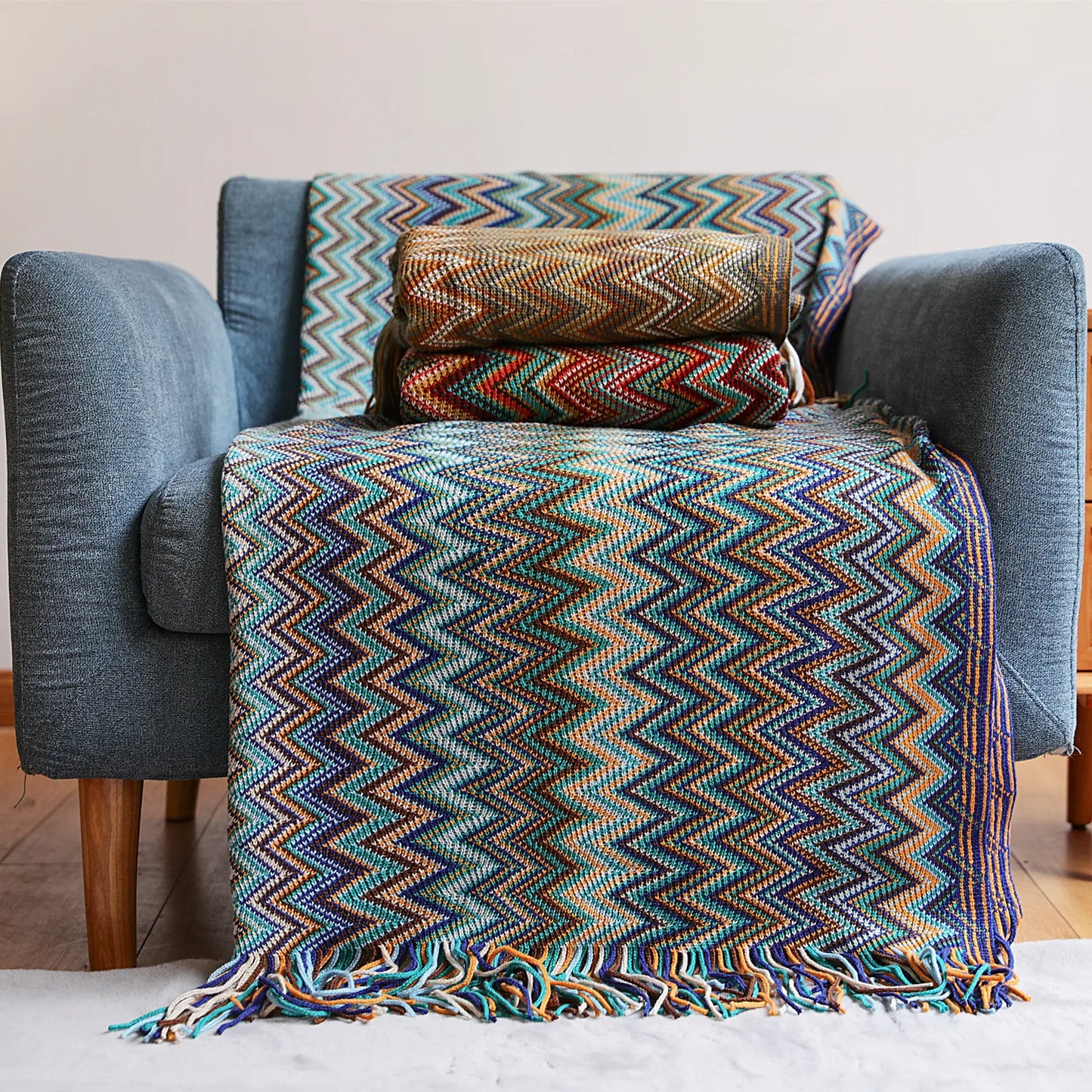 Boho Haven Tassel Throw