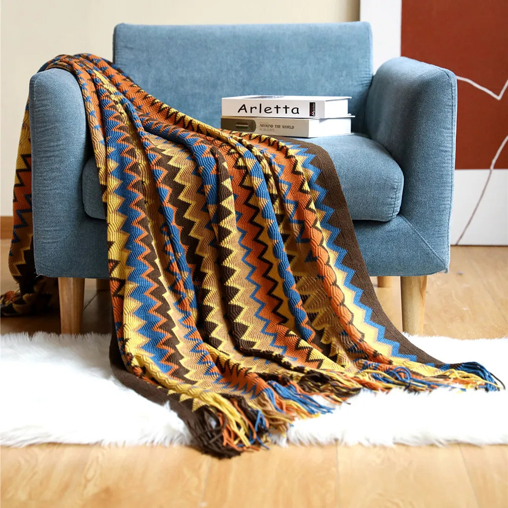 Boho Haven Tassel Throw