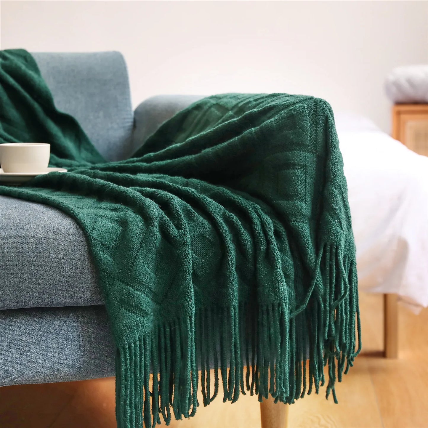 Diamond Dream Tassel Throw