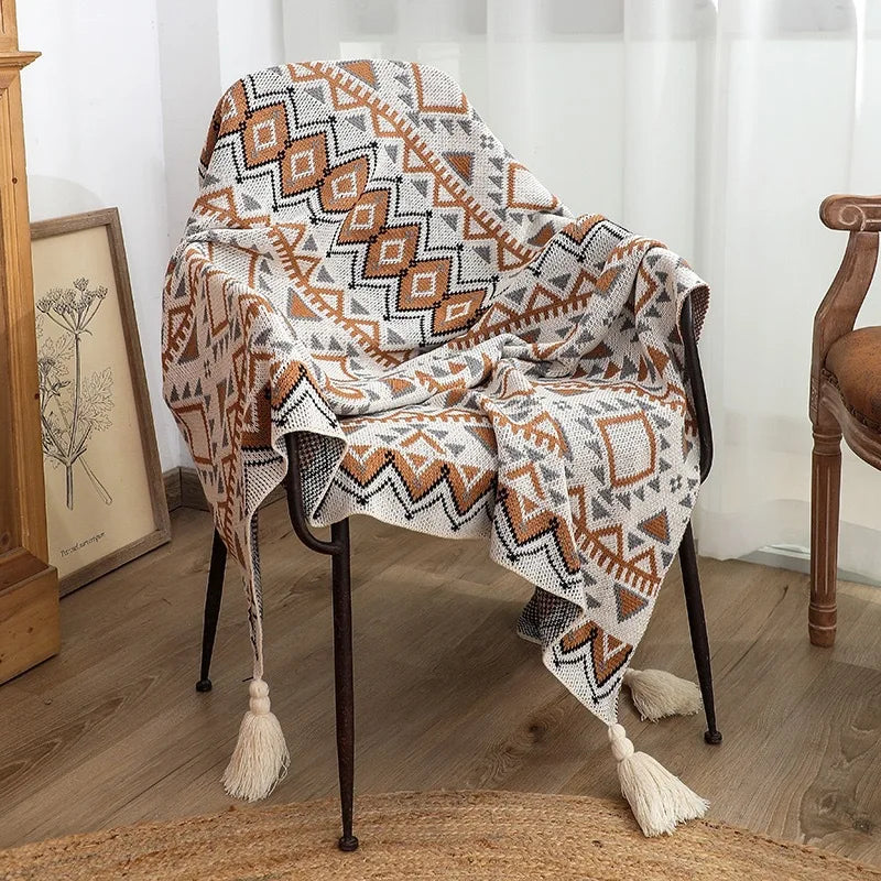 Navajo Sun Boho Throw