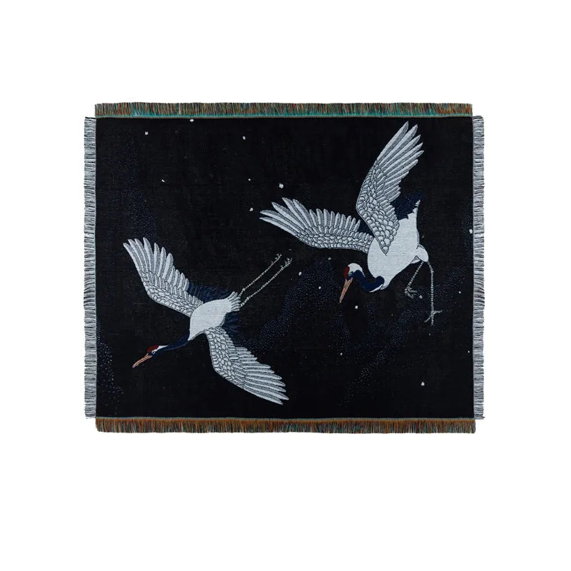 Crane Haven Woven Throw