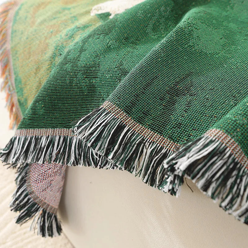 Sheep Haven Tassel Throw