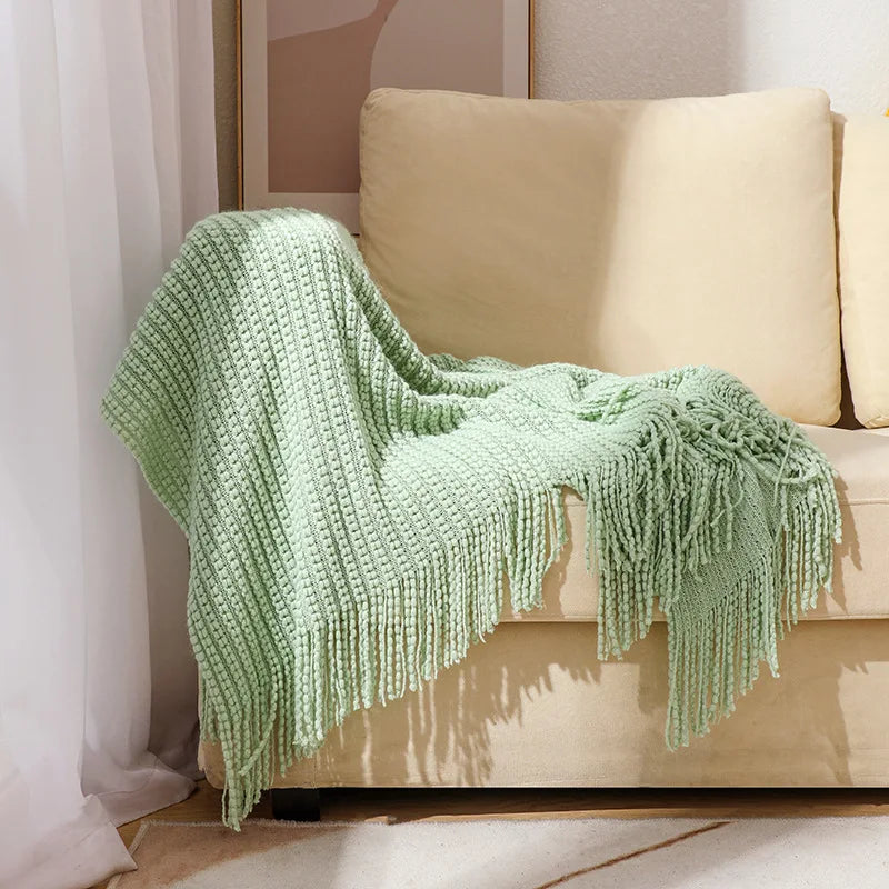 Nordic Boho Haven Throw