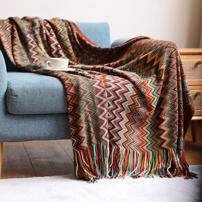 Boho Haven Tassel Throw