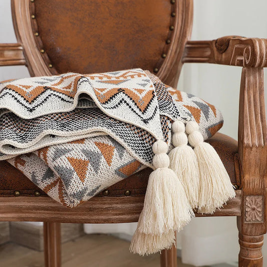 Navajo Sun Boho Throw