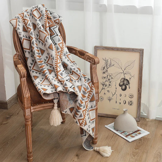 Navajo Sun Boho Throw