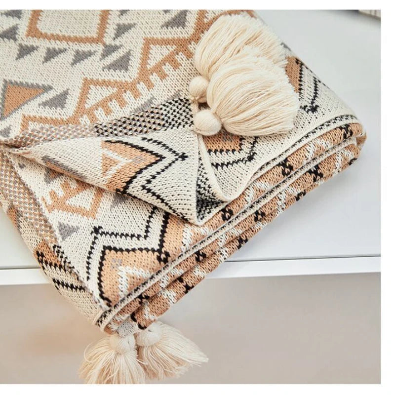 Navajo Sun Boho Throw