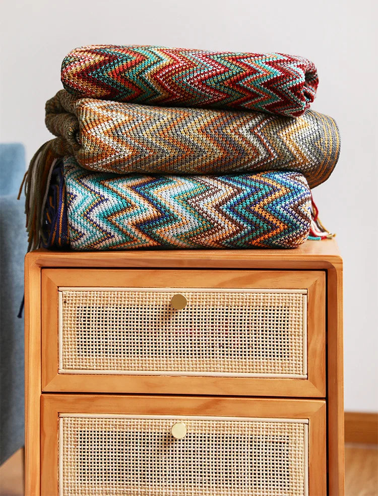 Boho Haven Tassel Throw