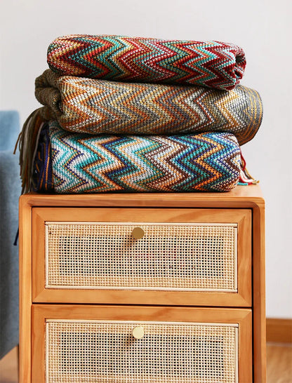 Boho Haven Tassel Throw