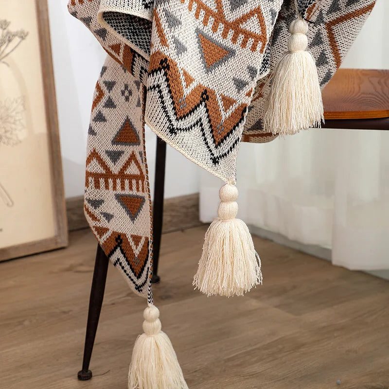 Navajo Sun Boho Throw