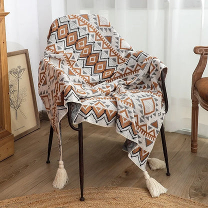 Navajo Sun Boho Throw