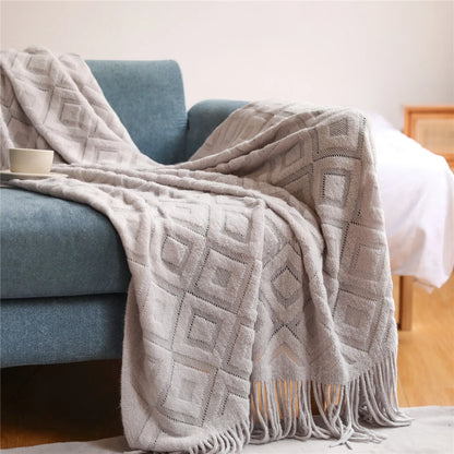 Diamond Dream Tassel Throw