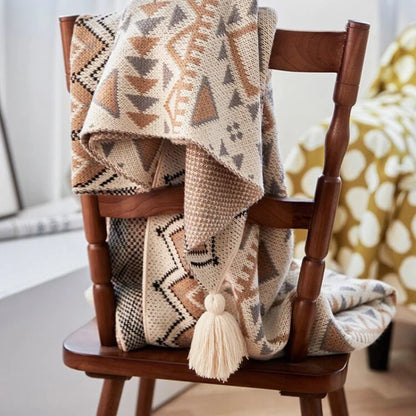 Navajo Sun Boho Throw