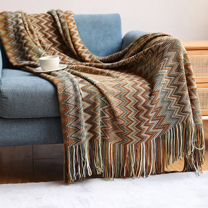 Boho Haven Tassel Throw