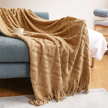 Diamond Dream Tassel Throw
