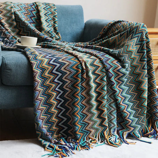 Boho Haven Tassel Throw