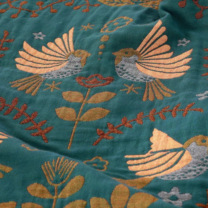 Nordic Floral Haven Throw