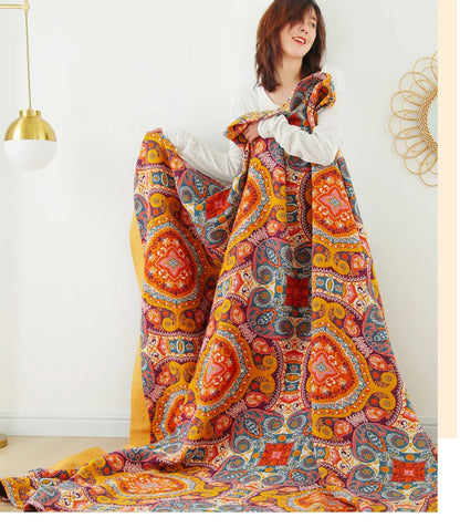 Floral Haven Summer Throw