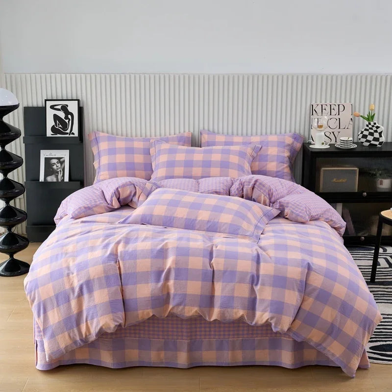 Plaid Haven Quilt Cover
