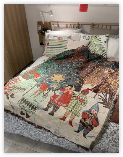 Christmas Haven Santa Throw