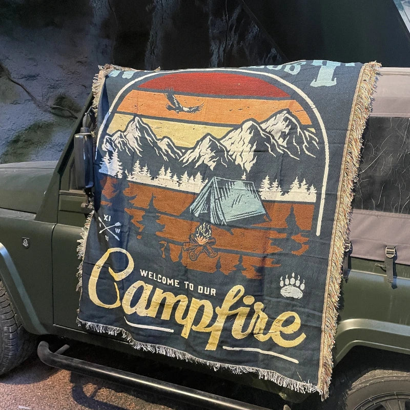 Mountain Haven Tapestry Throw