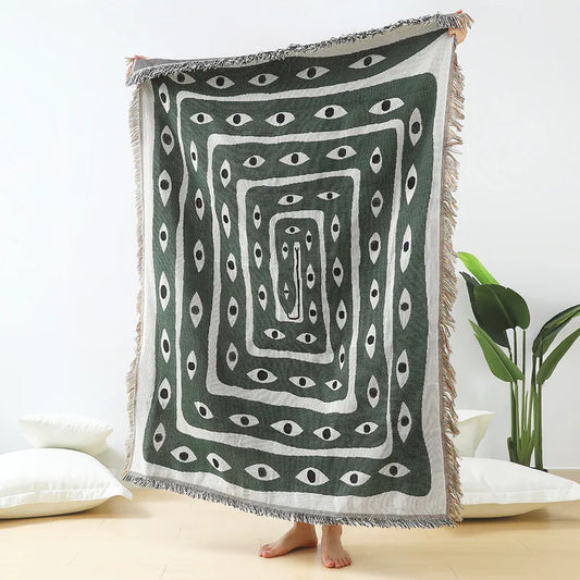 Eye Snake Haven Throw