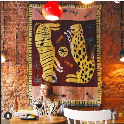 Cartoon Haven Woven Throw