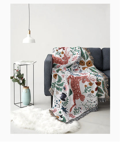 Forest Haven Jacquard Throw