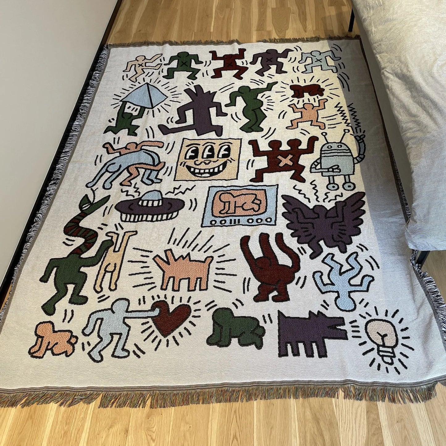 Jigsaw Haven Graffiti Throw