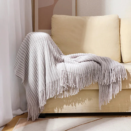 Nordic Boho Haven Throw