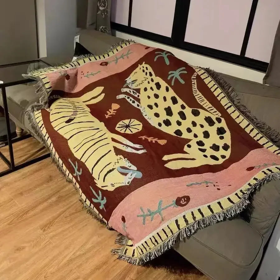 Cartoon Haven Woven Throw