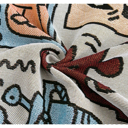 Jigsaw Haven Graffiti Throw