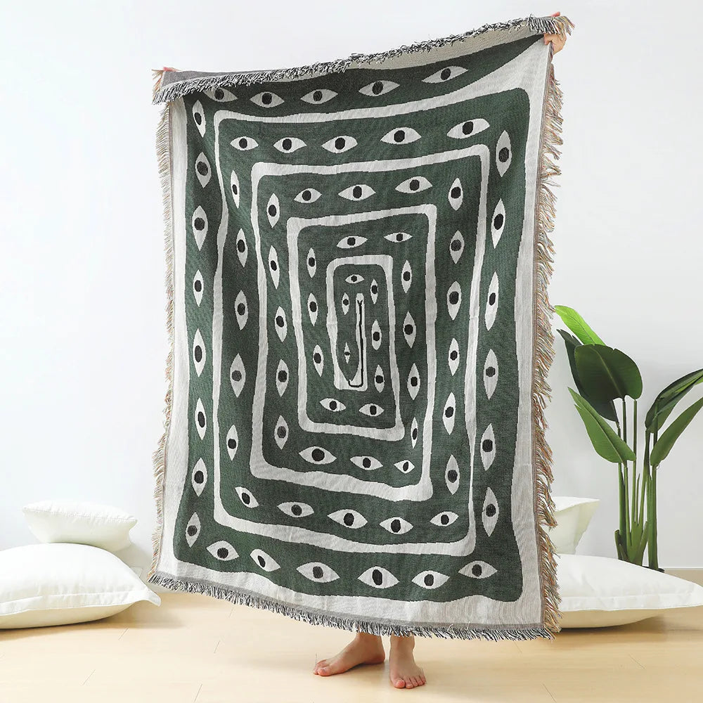 Eye Snake Haven Throw