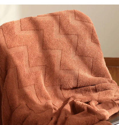 Herringbone Haven Throw