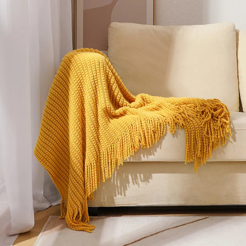 Nordic Boho Haven Throw