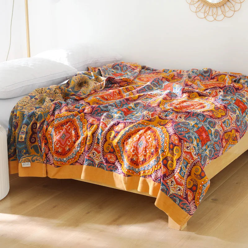 Floral Haven Summer Throw