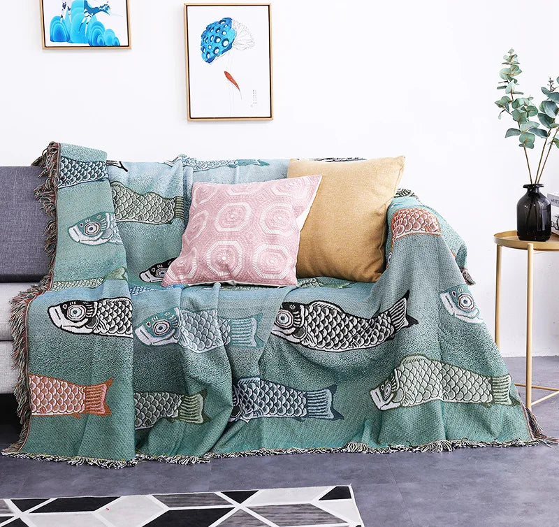 Koi Haven Throw