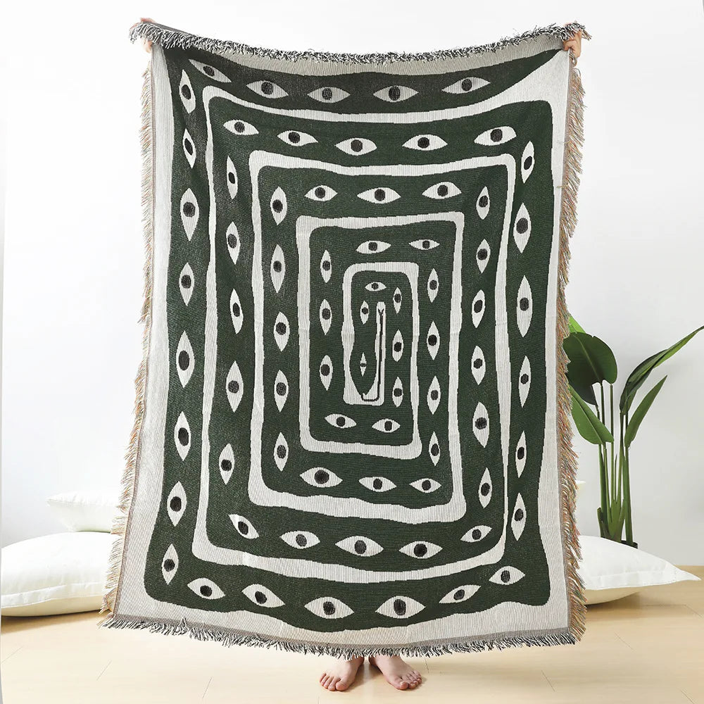 Eye Snake Haven Throw