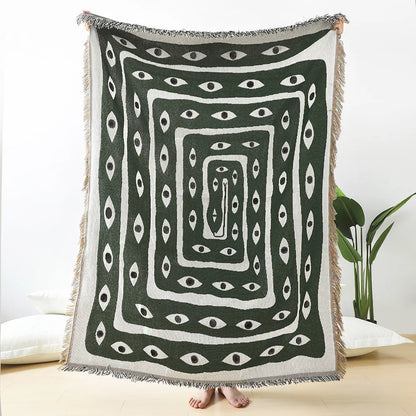 Eye Snake Haven Throw
