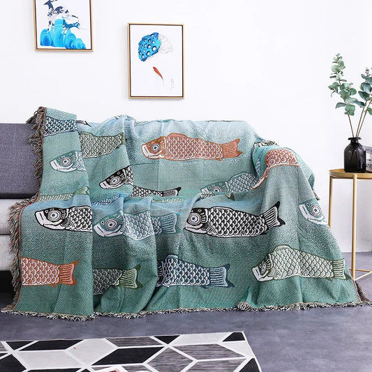 Koi Haven Throw